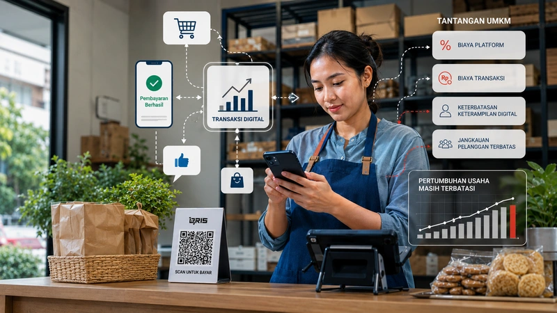 Transaksi Digital Tumbuh, UMKM Belum Nikmati Manfaatnya